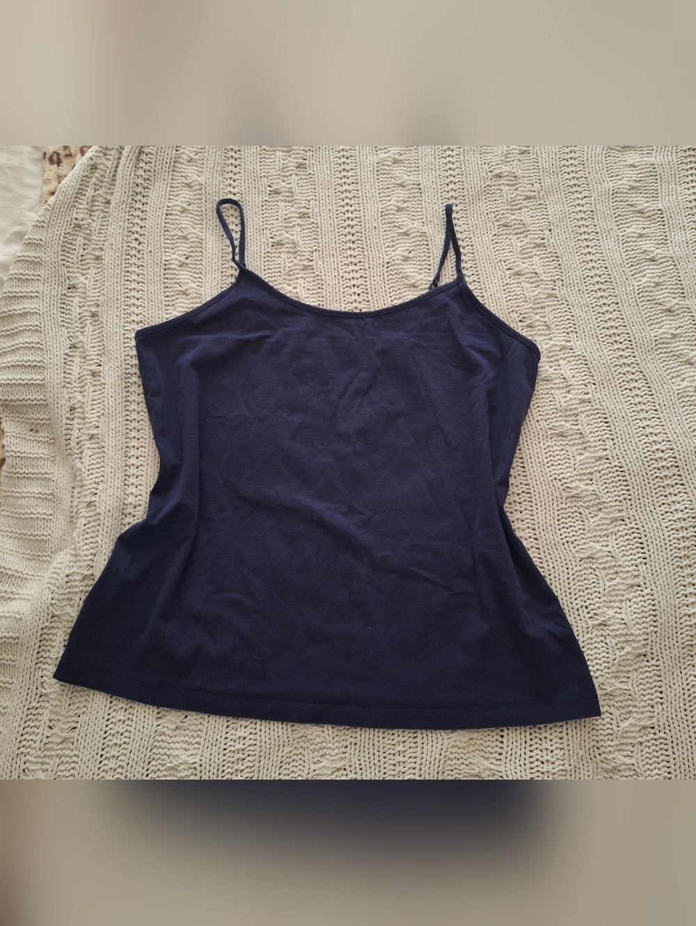 Woman's Merona Navy Blue Tank Top Size 2XL